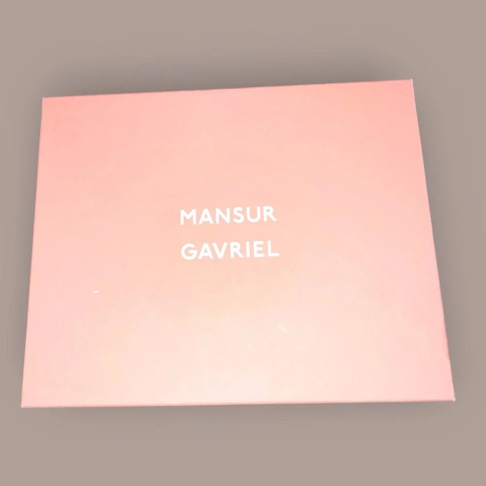 Mansur Gavriel Women's Heels UK 4.5 Black Checkered 100% Other Court - Picture 10 of 14